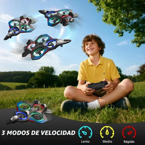 Miniatura 3 de 4DRC Aviones RC de Control Remoto para Niños, Aviones de Control Remoto de Espuma para Niños Adultos Principiantes, Drones Tipo Caza de Control