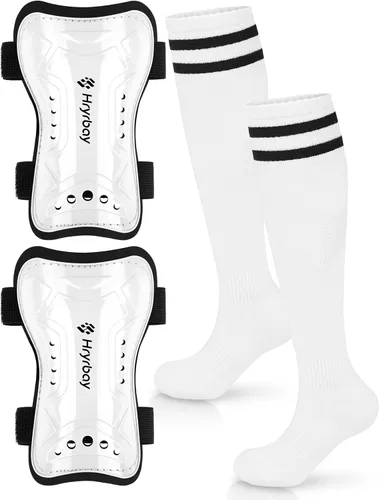 Miniatura 8 de Hryrbay Kids Soccer Shin Guards and Socks Toddler Soccer Shin Pads Protective Defender Gear for Boys Girls Ages 3-15 Great for Training, Matches