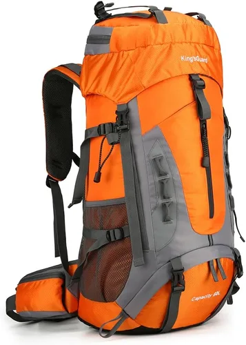 Miniatura 7 de King'sGuard Mochila de senderismo de 60 L para hombres y mujeres, mochila ligera para acampar y senderismo con cubierta para la lluvia, mochila