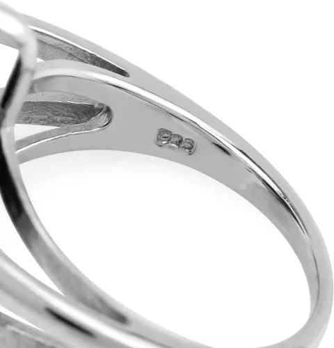 Miniatura 5 de Silvershake Huge 18X13mm Genuine Gemstones 925 Sterling Silver Right Hand Cocktail Ring Jewelry for Women