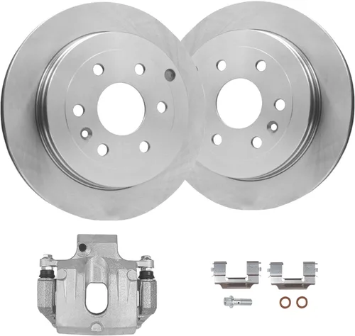 Miniatura 24 de Detroit Axle - Kit de freno delantero para Chevrolet Trailblazer GMC Envoy 2007 2008 2006-2009, rotores de freno de disco, pastillas de freno