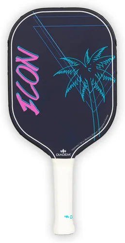 Miniatura 10 de Diadem ICON Performance Pickleball Paddle Fibra de carbono de grafito, núcleo de nido de abeja, cara de fibra de vidrio, protector de borde ultra