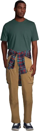 Miniatura 5 de Lands' End Camiseta de manga corta Super-T con bolsillo para hombre
