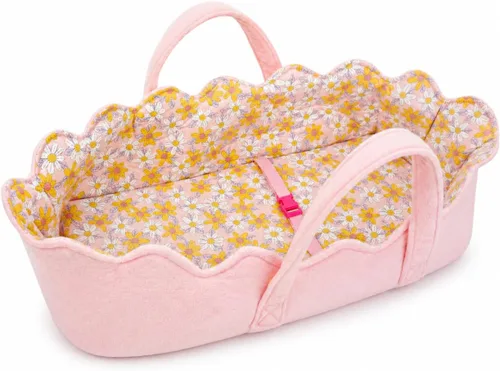 Miniatura 14 de June Garden Cozy Dream Doll Bassinet - Portador Portátil para Muñecas de Bebé - Se Adapta a Muñecas American Girl o Osos de Peluche de hasta 14