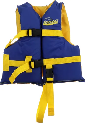 Seachoice Chaleco salvavidas, chaleco ajustable universal para adultos Azul y amarillo