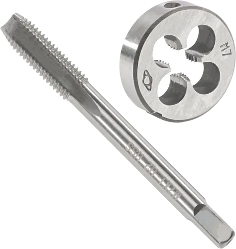 Miniatura 8 de M3.5 x 0.6 sistema métrico de grifo y troquelado, M3.5 X 0.024 in HSS Macho de rosca de máquina y M3.5 X 0.024 in herramienta de aleación de acero
