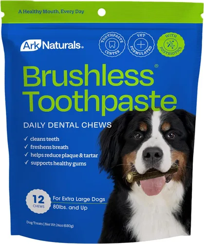 Miniatura 15 de Ark Naturals Pasta Dental Suave Sin Cepillo, Masticables Dentales para Perros de Razas Pequeñas, Refresca el Aliento, Textura Única Ayuda a Reducir