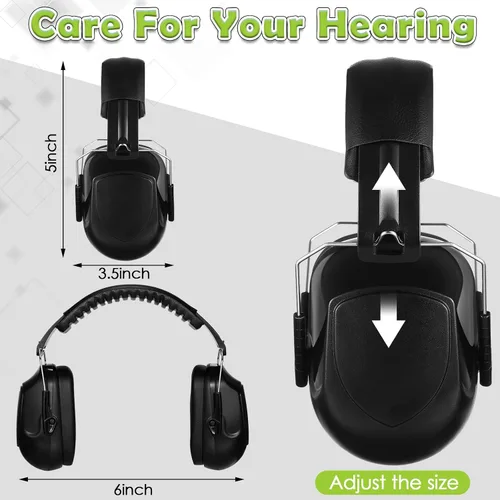 Miniatura 4 de Yunsailing 6 uds auriculares de reducción de ruido de protección de oído Nrr 28db Orejeras de seguridad para oído Orejeras de disparo Rango de corte