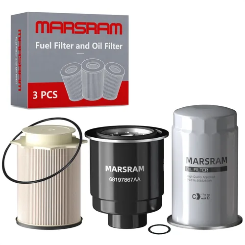 Miniatura 15 de Marsram Juego de separador de agua para filtro de combustible Cummins de 6.7L se ajusta para 2019 2020 2021 2022 2023 2024 Dodge Ram 2500 3500 4500