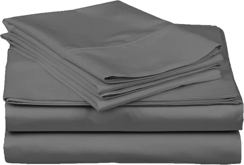 Miniatura 4 de BLUENILEMILLS Blue Nile Mills - Juego de sábanas de algodón egipcio, 400 hilos, suave, tejido satinado, transpirable, para todas las estaciones