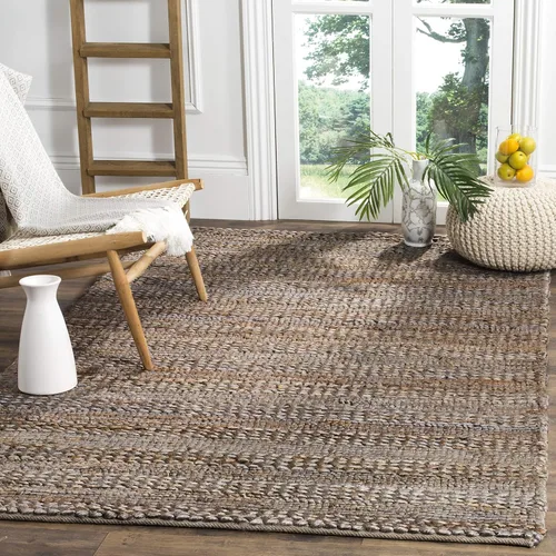 Miniatura 12 de SAFAVIEH Natural Fiber Collection - Alfombra decorativa de 2 x 3 pies, color lejía, yute hecho a mano, diseño trenzado tejido, ideal para entrada