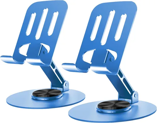 Miniatura 15 de Soporte Universal de Metal para Celular, Soporte Ajustable de Ángulo Múltiple con Rotación de 360°, Antideslizante, Compatible con iPhone 17 16 Pro