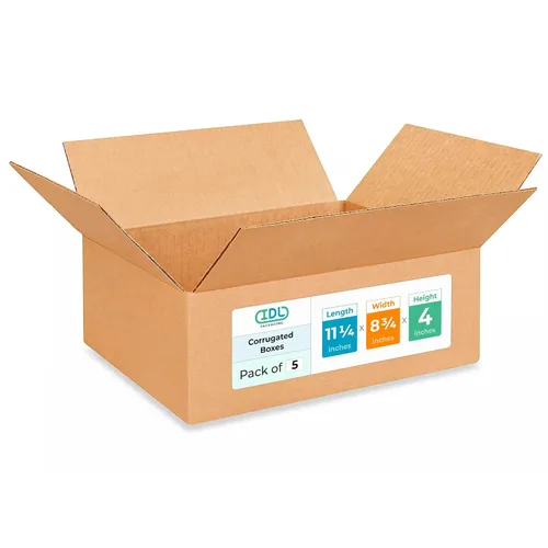 Miniatura 228 de IDL Packaging Paquete de 5 cajas de envío altas de 8 x 8 x 48 pulgadas, extra resistentes de 200 libras frente a caja regular, cajas de mudanza