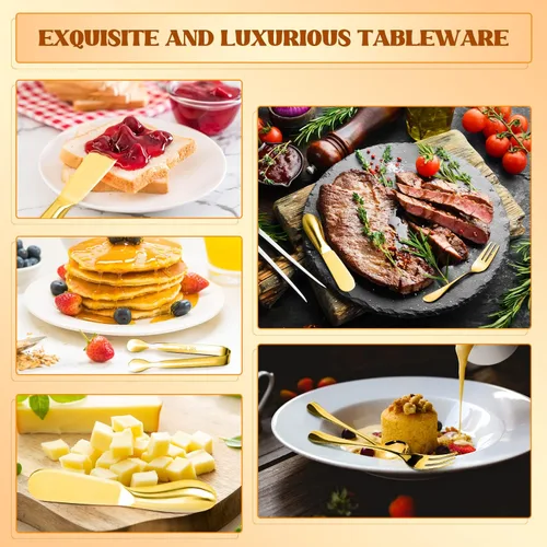 Miniatura 4 de Juego de cuchillos esparcidores de mantequilla de queso, accesorios de charcutería, 16 piezas, tableros de charcutería, utensilios, cuchillo