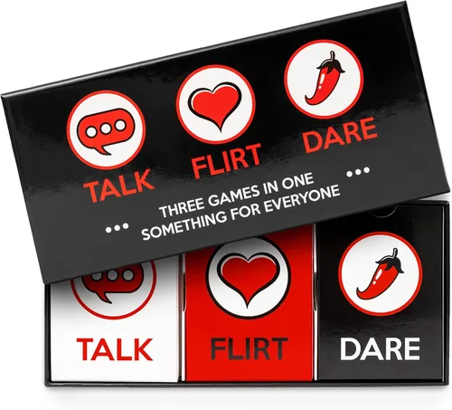 Juego divertido y romántico para parejas: Juego de cajas de noche con iniciadores de conversación, juegos de fantasía – Elige entre las tarjetas de