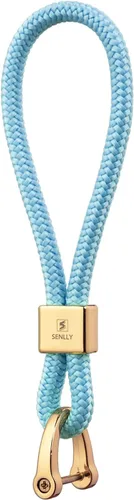 Llavero de Coche, Diseño Minimalista Original, Correa de Dedo para Llavero 108 Azul cielo