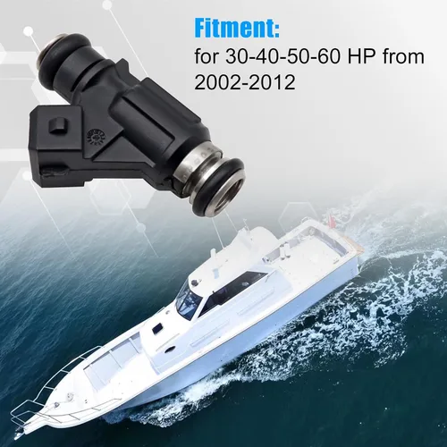 Miniatura 2 de GXARTS El inyector de combustible reemplaza los números de pieza 892123001 892123002 877826 892123 compatible con motores Mercury Marine EFI de 4