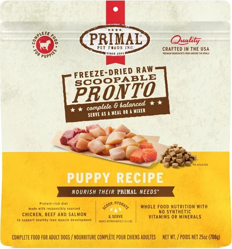 Miniatura 15 de Primal - Alimento liofilizado para perros, Pronto Mini Nuggets, cordero; tomar y servir, comida completa y equilibrada; también se puede utilizar