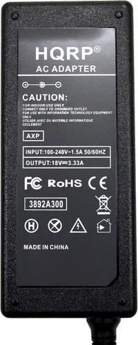 Miniatura 4 de HQRP Adaptador de CA de 18 V compatible con Insignia NS-SB314 NS-SB316 NS-SB515 NS-HSB318 Barra de sonido Barra de sonido de barra de sonido