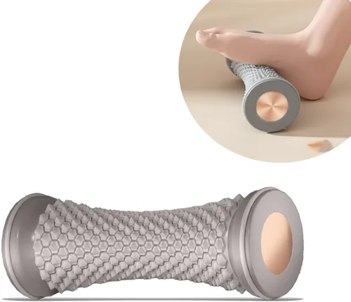 Rodillo de masaje de pies, entrenador manual para aliviar la fascitis plantar, dolor de talón y arco de pies y masaje de tejido profundo, masajes