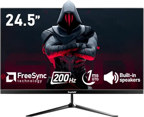 Miniatura 15 de Gawfolk - Monitor de computadora PC de 27 pulgadas, monitor curvo para juegos de 1800R 180Hz, FHD1080p 1ms sin bisel, freesync, 98% sRGB, ángulo