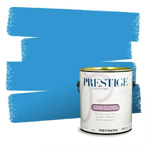 Miniatura 37 de Pintura Exterior + imprimación PRESTIGE, todo-en-uno, 1 galón, acabado mate, color comparable al Valspar* Royal Gray* VS151-Gris real
