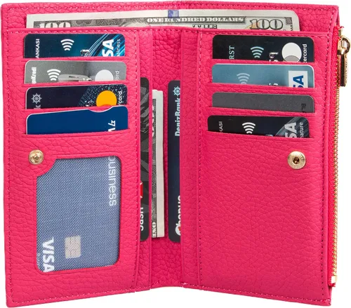 Miniatura 25 de Grande -2804 Cartera para mujer, Naranja, Minimalista