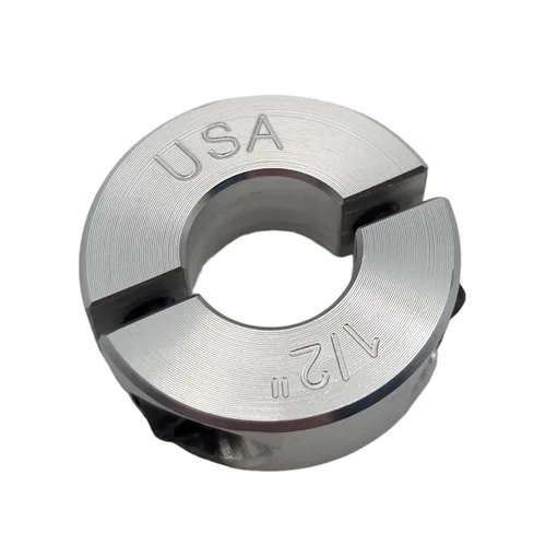 Miniatura 3 de Diámetro de orificio de 0.50 pulgadas - Abrazadera del collar de eje de dos piezas - Aluminio 2024 (paquete de 4)