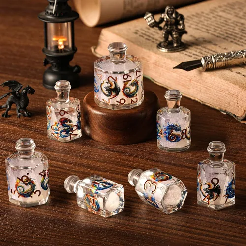 Miniatura 14 de Sharp Edge - Juego de dados DND, juego de dados de globo ocular DND, dados de ojo de dragón de núcleo líquido para juegos de mesa de rol