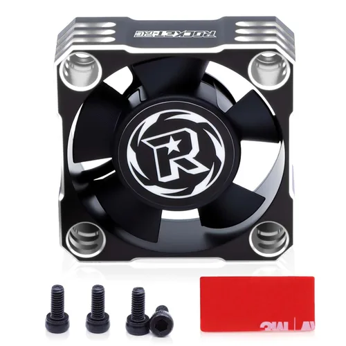 Miniatura 9 de Ventilador de refrigeración de motor de 30 mm, ventilador de refrigeración ESC de 28000 RPM, disipador térmico para coche de escala 1/8 1/10 1/12