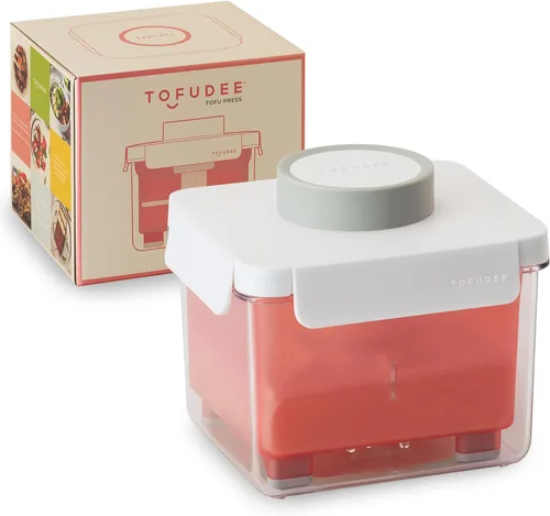 Miniatura 11 de TOFUDEE Prensa de tofu para veganos – Apto para lavavajillas y sin BPA que drena rápidamente el agua de tofu suave, firme, extra firme y orgánico