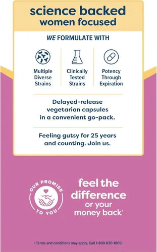 Miniatura 9 de Renew Life Cápsulas probióticas para mujeres, apoya el equilibrio del pH para mujeres, salud vaginal, urinaria, digestiva e inmunológica, L.