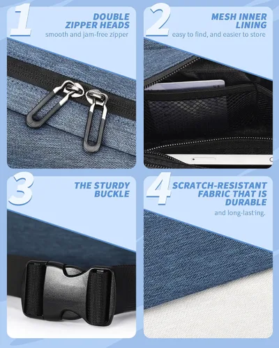 Miniatura 5 de Riñoneras para hombres, bolsos cruzados para mujeres, riñonera de moda, mochila de cintura para entrenamiento al aire libre, viajes, uso casual