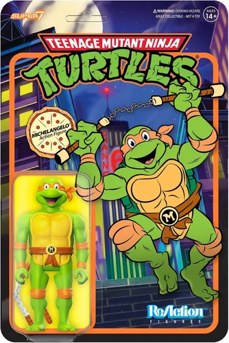 Miniatura 8 de Super7 Teenage Mutant Ninja Turtles Casey Jones - Figura de acción TMNT de 3.75 pulgadas con accesorios, coleccionables clásicos de dibujos animados
