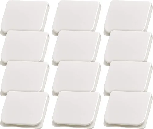 Miniatura 8 de Jetec 2 clips de cortina de ducha para forro, clip autoadhesivo para cortinas de protección contra salpicaduras, soportes de cortina resistentes al