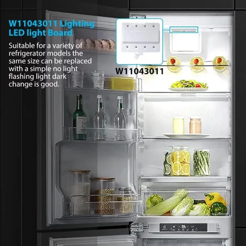 Miniatura 6 de Módulo de luz LED para refrigerador W11043011 W10866538 EAP12070396 4533926 para Whirlpool WRF555SDFZ03 WRF555SDFZ04 WRF555SDFZ05 WRF555SDFZ07 WRX7