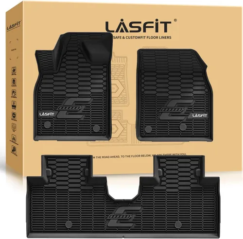 Miniatura 17 de LASFIT Alfombrillas delanteras para Ford F-150 2015-2026 F150 Lightning 2022-2025 SuperCrew & Super Cab Alfombra para todo tipo de clima, tapetes