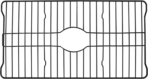 Miniatura 18 de Better Houseware Protectores de fregadero para fregadero de cocina, rejilla protectora de metal, 12 x 10.25 x 1 pulgadas, tapete negro