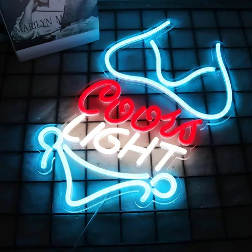 Miniatura 2 de Letreros de neón Bikini Crs LIGHT para decoración de pared, luces de neón para negocios, letreros LED adecuados para cueva de hombres, restaurante