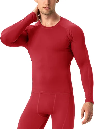 Miniatura 4 de Men's Long Sleeve Compression Shirts Dry Fit Workout Athletic Baselayers Running Shirts