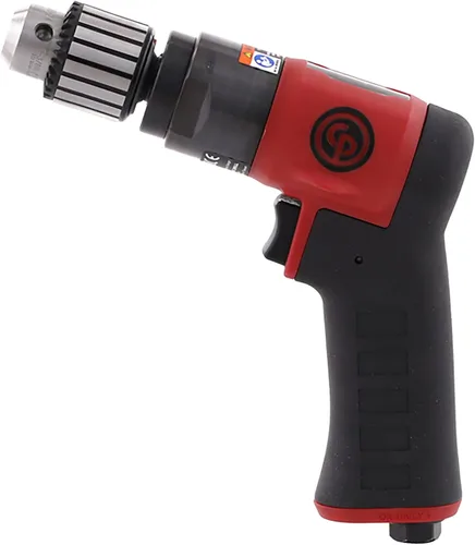 Miniatura 2 de Chicago Pneumatic CP9285C - Taladro de potencia neumática, 3/8 de pulgada (0.394 in), mandril con llave, mango de pistola, 0.62 HP / 460 W, par