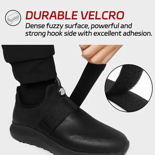 Miniatura 5 de Zapatos de trabajo antideslizantes para hombre, zapatos de cocina para cocineros, restaurantes, zapatos impermeables y antideslizantes para caminar