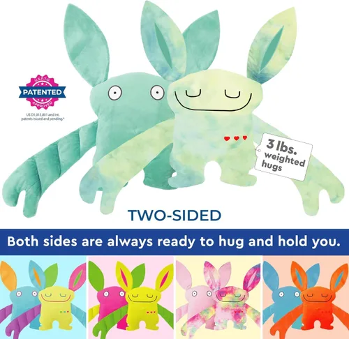 Miniatura 7 de Bumpas Buzzby - Animal de peluche con peso, lavable a máquina, abrazo realista, 3 años en adelante