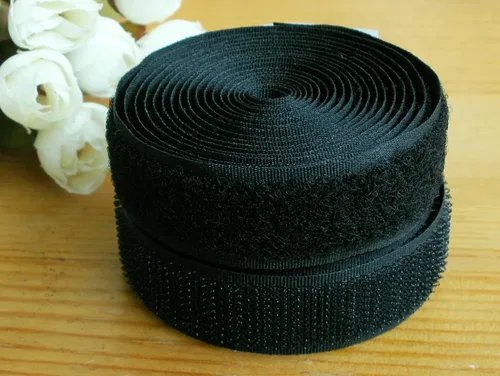 Miniatura 17 de Cinta de sujeción 100% de nailon no adhesiva de 0.984 in (1 pulgada), 16.4 ft (morado oscuro)