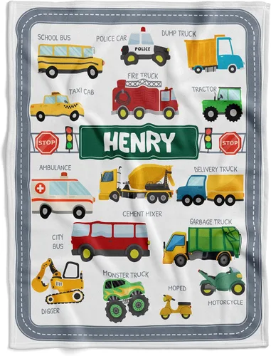Miniatura 27 de Manta personalizada de camión de bomberos para bebé, manta de forro polar, manta de hitos para bebé, manta mensual de hitos para bebé, manta de Hito