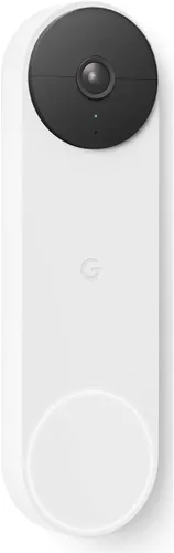 Miniatura 3 de Google Nest Doorbell (Batería) - Nieve Timbre de video con zoom digital de 6x, HD, vista en vivo 24/7, visión nocturna, HDR, funciona con Google