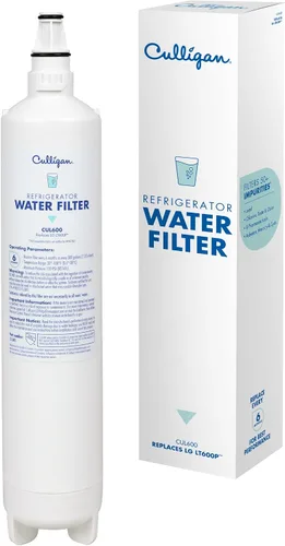 Miniatura 12 de Culligan Filtro de agua de repuesto para refrigerador CUL500 para filtro de agua LG (LT500P) reemplazar cada 6 meses, paquete de 1