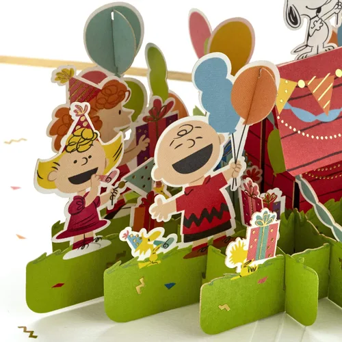 Miniatura 6 de Hallmark Signature Paper Wonder Peanuts Pop Up Tarjeta de cumpleaños (Celebrate)
