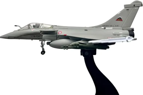 Miniatura 8 de 1:100 France Rafale C Libia War Fighter Jet Avión de metal militar fundido a troquel modelo para colección o regalo (Rafale)