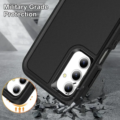 Miniatura 7 de IDweel Funda rígida para Samsung Galaxy A16 5G de 6.7 pulgadas, resistente a los golpes, antiarañazos, ajuste delgado, ligera, duradera, con función